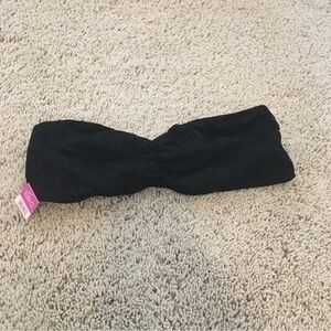 PINK Victoria Secret size S black  lace bandeau bra